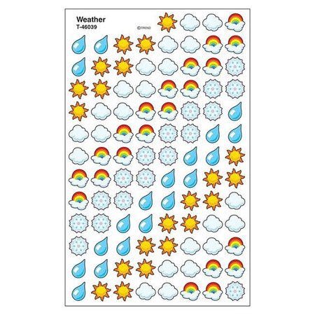 TREND ENTERPRISES Trend Enterprises T-46039-6 Supershapes Stickers Weather - Pack of 6 T-46039-6